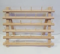 Soporte de hilos de madera para 30 conos